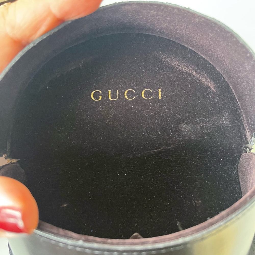 Vintage Gucci Women's Gradient Brown Sunglasses - Picture 6 of 7